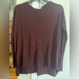 H&M burgundy long sleeve
